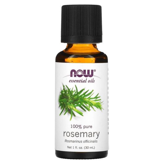 Основное фото товара NOW Foods, Эфирное масло, Pure Essential Oil Rosemary, 30 мл