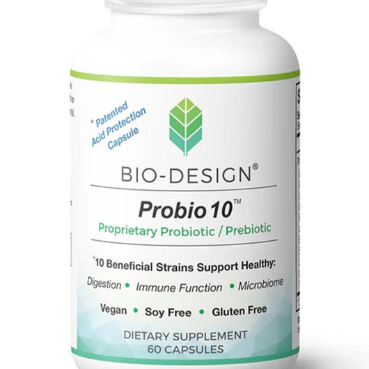 Основное фото товара Probio-10 Основное фото товара Bio-Design, Пробиотики, Probio-10, 60 капсул