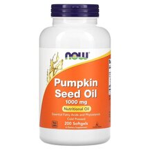 Гарбузова олія 1000 мг Pumpkin Seed Oil 1000 mg NOW Foods Гарбузова олія 1000 мг Pumpkin Seed Oil 1000 mg NOW Foods