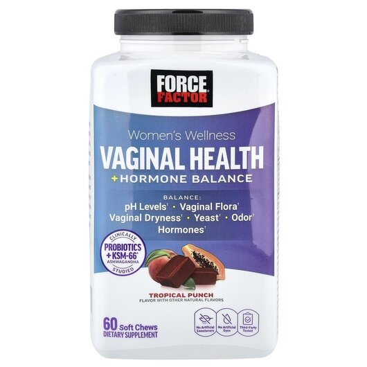 Основне фото товару Women's Wellness Vaginal Health + Hormone Balance Tropical Punch Основне фото товару Women's Wellness Vaginal Health + Hormone, Пробіотики для жі