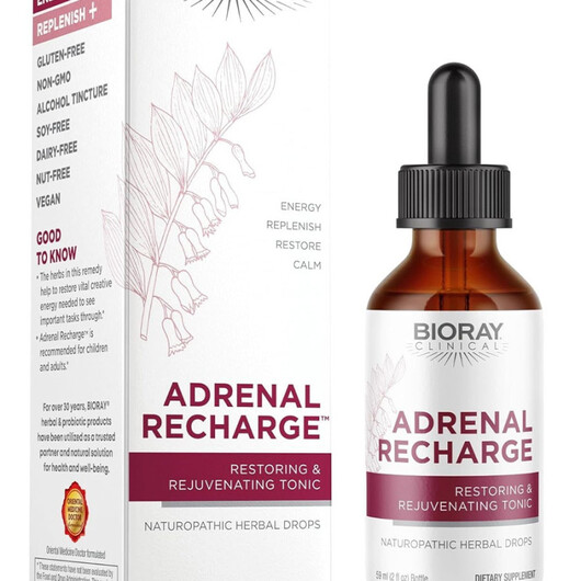 Основное фото товара Adrenal Recharge Основное фото товара Bioray, Поддержка надпочечников, Adrenal Recharge, 59 мл