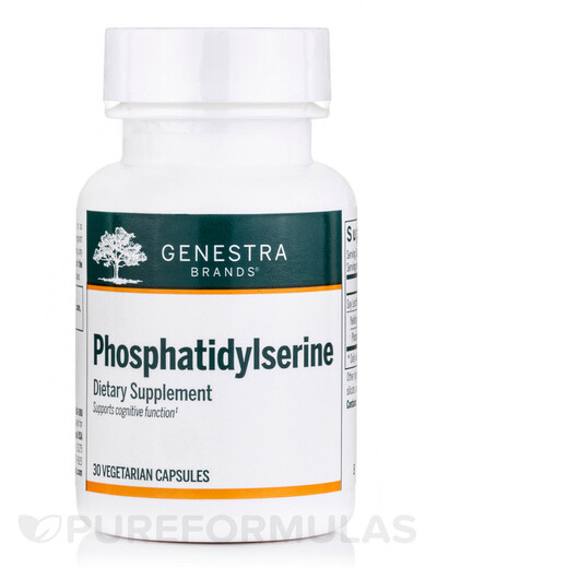 Основное фото товара Genestra, Фосфатидилсерин, Phosphatidylserine, 30 капсул