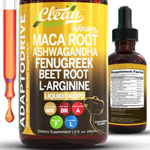 Мака Maca Root Liquid Drops with Ashwagandha Fenugreek and
