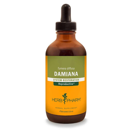 Основне фото товару Organic Damiana Основне фото товару Herb Pharm, Organic Damiana, Даміана, 120 мл