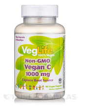 Vegan C 1000 mg Non-GMO Витамин C VegLife 90 капсул