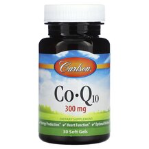 Co-Q10 300 mg Коэнзим CoQ10 Carlson 30 капсул Co-Q10 300 mg Коэнзим CoQ10 Carlson 30 капсул
