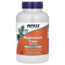 Магній в капсулах 400 мг Magnesium Caps NOW Foods Магній в капсулах 400 мг Magnesium Caps NOW Foods
