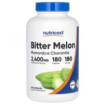 Bitter Melon 2400 mg Горькая дыня Nutricost 180 капсул Bitter Melon 2400 mg Горькая дыня Nutricost 180 капсул