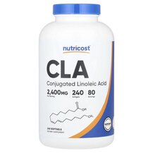 CLA 2400 mg Линолевая кислота Nutricost 240 капсул CLA 2400 mg Линолевая кислота Nutricost 240 капсул