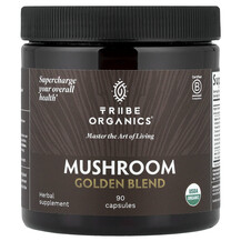 Mushroom Golden Blend Грибы Tribe Organics 90 капсул