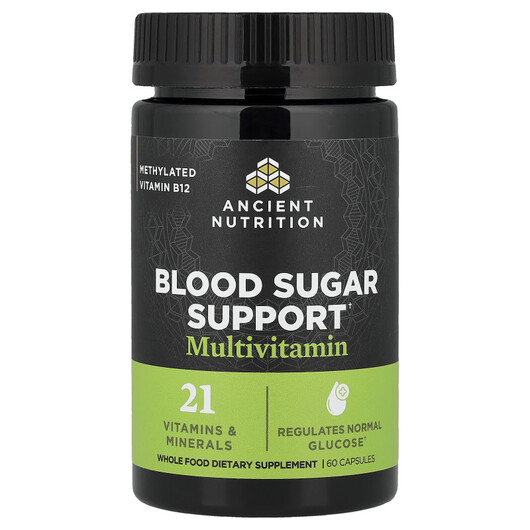 Основное фото товара Поддержка уровня сахара, Blood Sugar Support Multivitamin, 60 кап