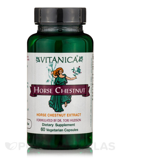 Основне фото товару Horse Chestnut Основне фото товару Vitanica, Horse Chestnut, Кінський каштан, 60 капсул