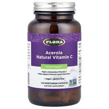 Ацерола Acerola Natural Vitamin C Flora 120 капсул Ацерола Acerola Natural Vitamin C Flora 120 капсул