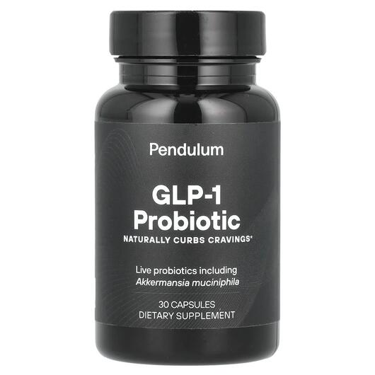 Основне фото товару Pendulum, GLP-1 Probiotic, GLP-1 гормон, 30 капсул