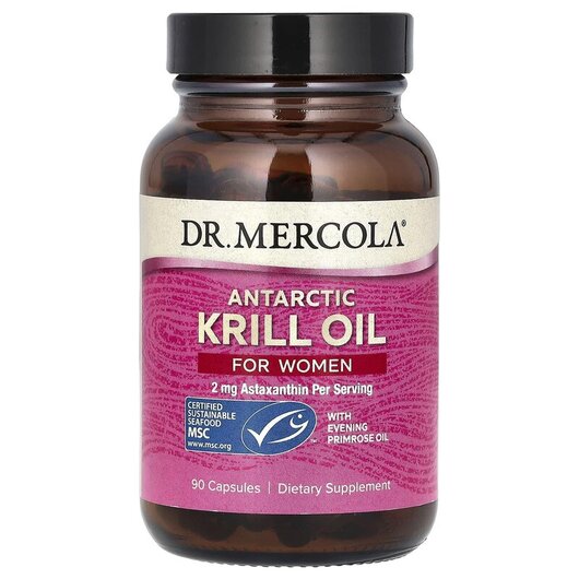 Основне фото товару Antarctic Krill Oil for Women, Масло Антарктичного Кріля, 90 капс