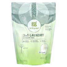 3 in 1 Laundry Detergent Pods Vetiver 24 Loads Стиральный
