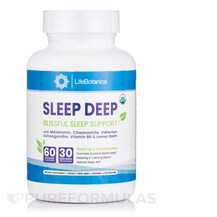 Мелатонін Organic Sleep Deep LifeBotanica 60 капсул