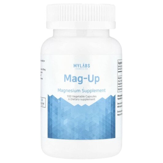 Основне фото товару Mag-Up 200 mg Основне фото товару Mylabs, Mag-Up 200 mg, Магній, 100 капсул