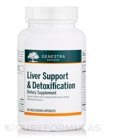 Основное фото товара Genestra, Поддержка печени, Liver Support & Detoxification, 6
