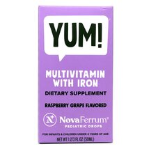YUM! Multivitamin with Iron Жидкое железо для младенцев
