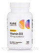 Фото товару Vitamin D3 5000 IU Фото товару PureFormulas, Vitamin D3 5000 IU, Вітамін D, 120 капсул