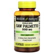 Фото товару Mason, Whole Herb Saw Palmetto 500 mg, Со Пальметто, 90 капсул