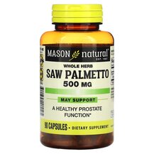 Whole Herb Saw Palmetto 500 mg Со Пальметто Mason Whole Herb Saw Palmetto 500 mg Со Пальметто Mason