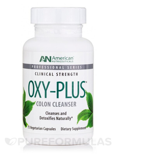 Основне фото товару Oxy-Plus Основне фото товару American Nutriceuticals, Oxy-Plus, Підтримка кишківника, 75 капсу