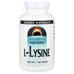 Фото товара L-Lysine 1000 mg Фото товара Source Naturals, L-Лизин 1000 мг, L-Lysine 1000 mg 100, 100 табле