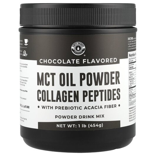 Основное фото товара MCT Oil Powder Collagen Peptides with Prebiotic Acacia, Коллаген,