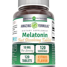 Мелатонін Amazing Formulas Melatonin Fast Dissolving Мелатонін Amazing Formulas Melatonin Fast Dissolving