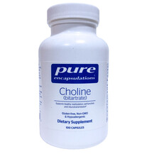 Choline bitartrate Витамин B4 Холин Pure Encapsulations