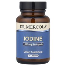 Iodine 1.5 mg 30 Йод 15 мг Dr. Mercola 30 капсул