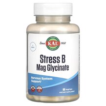 Підтримка стресу Stress B Mag Glycinate KAL 60 капсул Підтримка стресу Stress B Mag Glycinate KAL 60 капсул