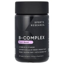 B-комплекс B-Complex Plant-Based Sports Research 60 капсул B-комплекс B-Complex Plant-Based Sports Research 60 капсул