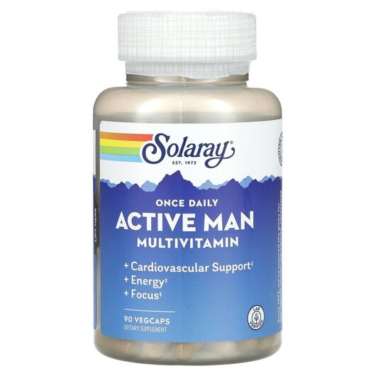 Основне фото товару Once Daily Active Man Multivitamin, Вітаміни для чоловіків, 90 ка