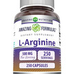Фото товару Amazing Nutrition, Amazing Formulas L-Arginine, L-Аргінін, 250 ка