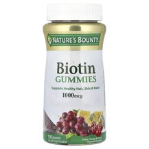 Biotin Gummies 1000 mcg Биотин 1000 мкг Nature's Bounty