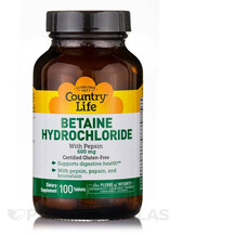 Бетаїн Гідрохлорид Betaine Hydrochloride with Pepsin Бетаїн Гідрохлорид Betaine Hydrochloride with Pepsin