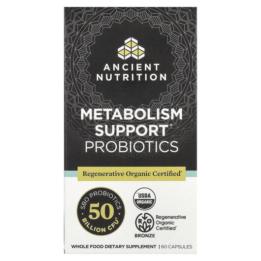 Основне фото товару Metabolism Support Probiotics Основне фото товару Metabolism Support Probiotics, Пробіотики, 60 капсул