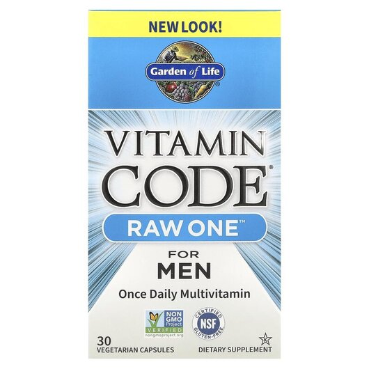 Основное фото товара RAW One Multivitamin For Men Основное фото товара Мультивитамины для мужчин, RAW One Multivitamin For Men, 30 капсу