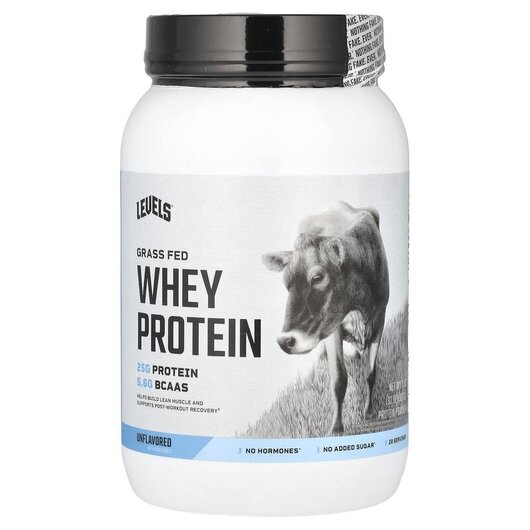 Основное фото товара Протеин Изолят, Grass Fed Whey Protein Powder Unflavored, 907 г