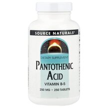 Pantothenic Acid 250 mg 250 Пантотеновая кислота 250 мг