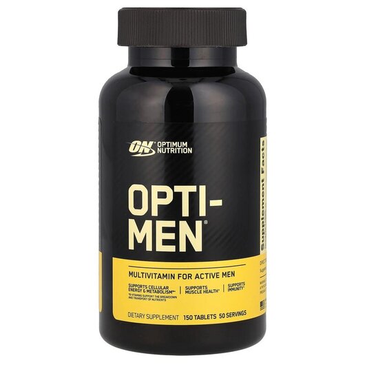 Основное фото товара Optimum Nutrition, Витамины для мужчин, Opti-Men 150, 150 таблето