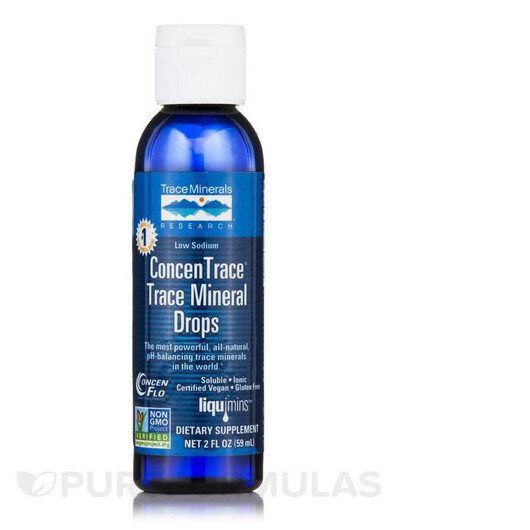 Основное фото товара Trace, Минеральные добавки, ConcenTrace Trace Mineral Drops, 59 м