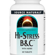 Hi-Stress B&C with Herbs B-комплекс Source Naturals