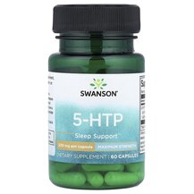 5-HTP 200 mg 5-гидрокситриптофан Swanson 60 капсул 5-HTP 200 mg 5-гидрокситриптофан Swanson 60 капсул
