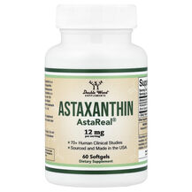 Астаксантин Astaxanthin AstaReal 12 mg Double Wood