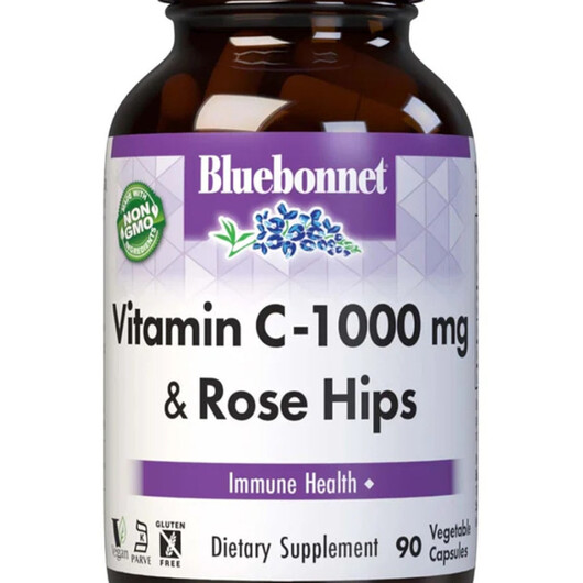 Основне фото товару Vitamin C-1000 mg Plus Rose Hips Основне фото товару Vitamin C-1000 mg Plus Rose Hips, Вітамін C, 90 капсул
