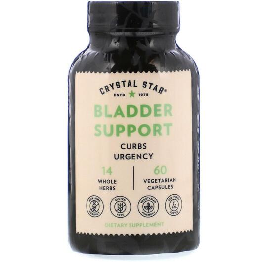 Основне фото товару Crystal Star, Bladder Support, Підтримка сечового міхура, 60 капс